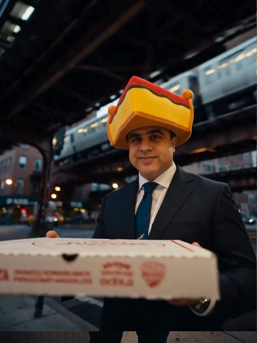 Chicago Pizzahead similar to the Cheesehead and Cheese Grater Hat