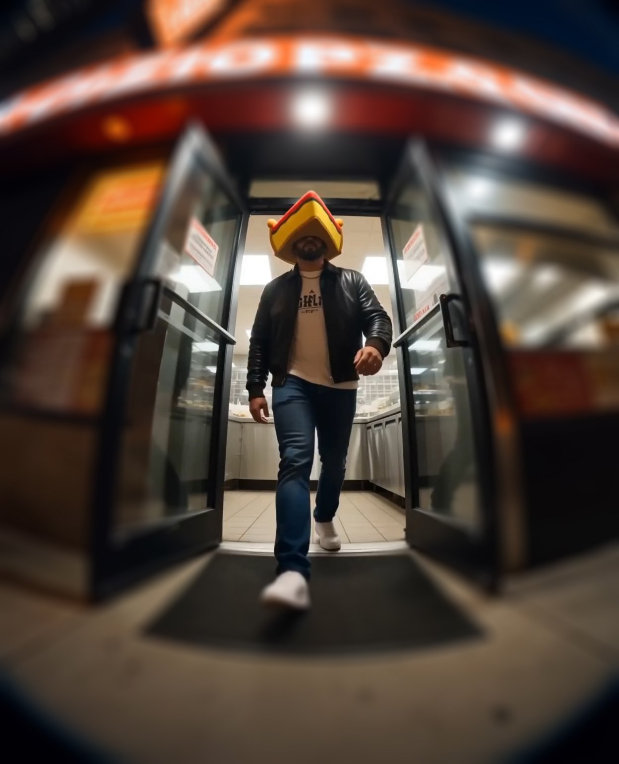 Chicago Pizzahead similar to the Cheesehead and Cheese Grater Hat