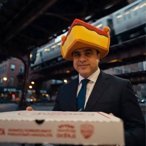 Chicago Pizzahead similar to the Cheesehead and Cheese Grater Hat
