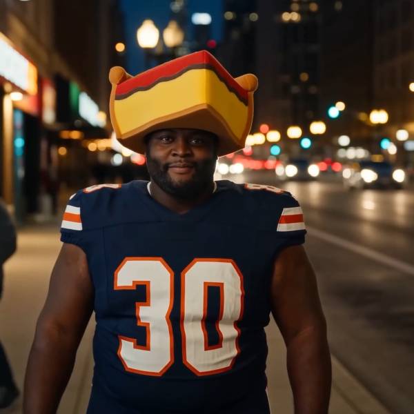 Chicago Pizzahead similar to the Cheesehead and Cheese Grater Hat